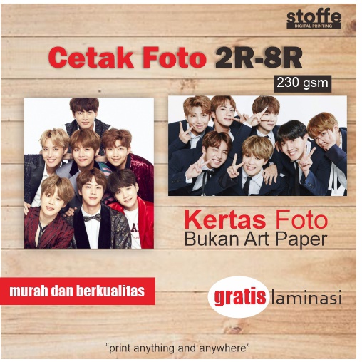 Jual Cetak Foto Ukuran 2R 3R 4R 5R 6R 8R Gratis Laminasi | Shopee Indonesia