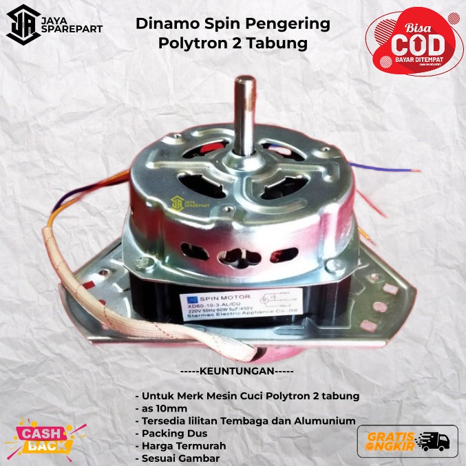 Jual Motor Dinamo Mesin Cuci Polytron Manual Tabung Pwm Pwm Pwm Shopee Indonesia