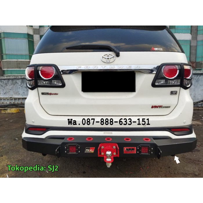 Jual Towing Toing Bar Full Besi Pengaman Bemper Belakang Toyota Fortuner Terlariss Shopee