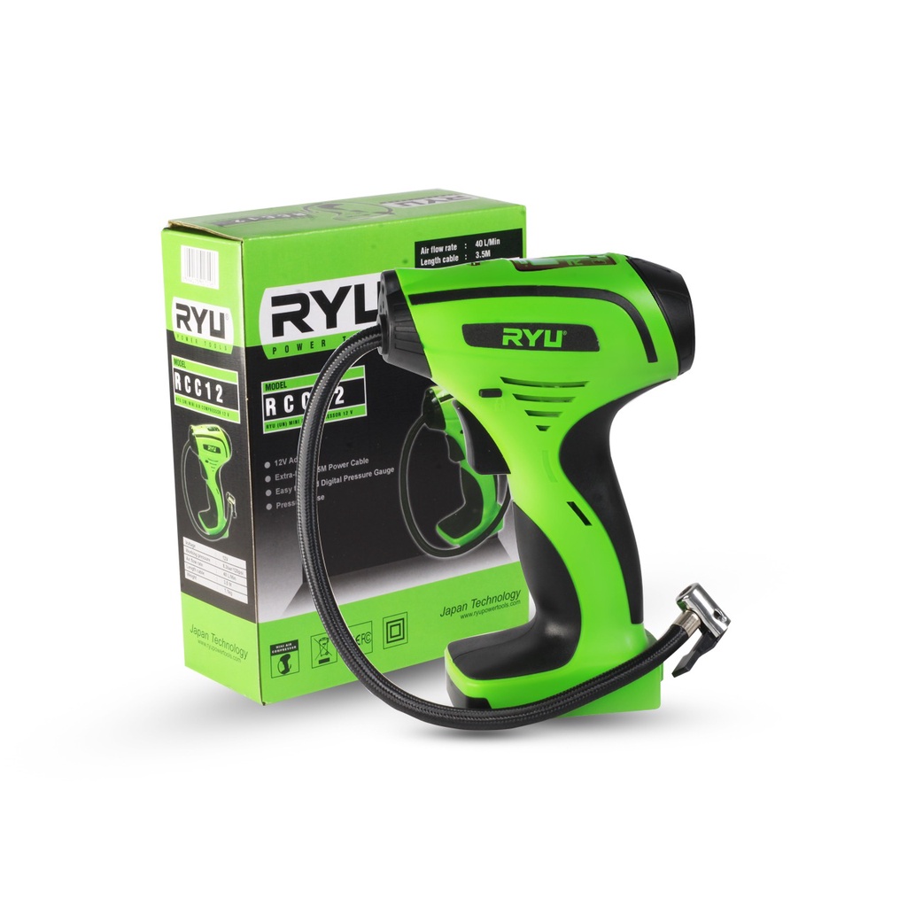 Jual ALAT POMPA ANGIN ORIGINAL RYU /KOMPRESOR ORIGINALRYU Mini Air ...