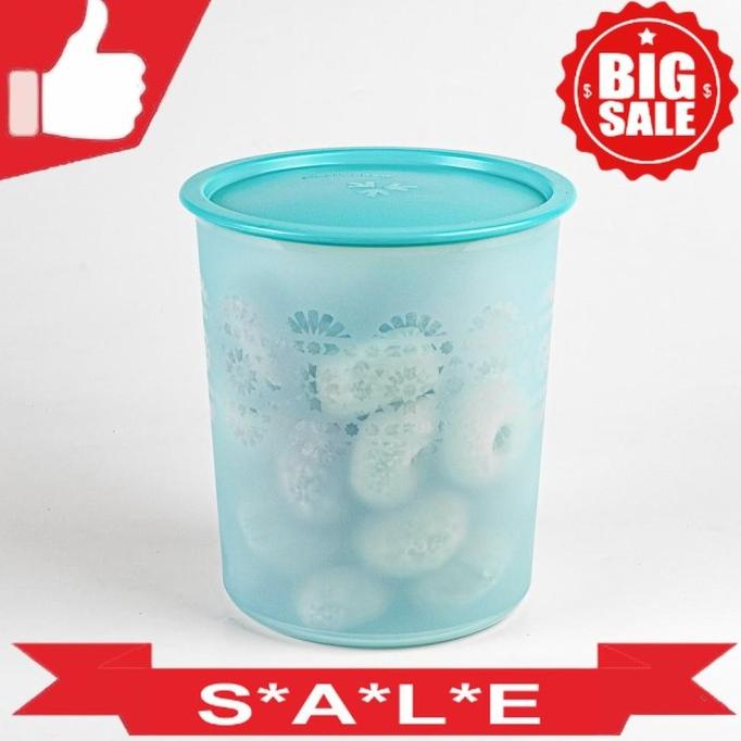 Jual Tupperware Large Mosaic Canister Toska Toples Kue Lebaran ...