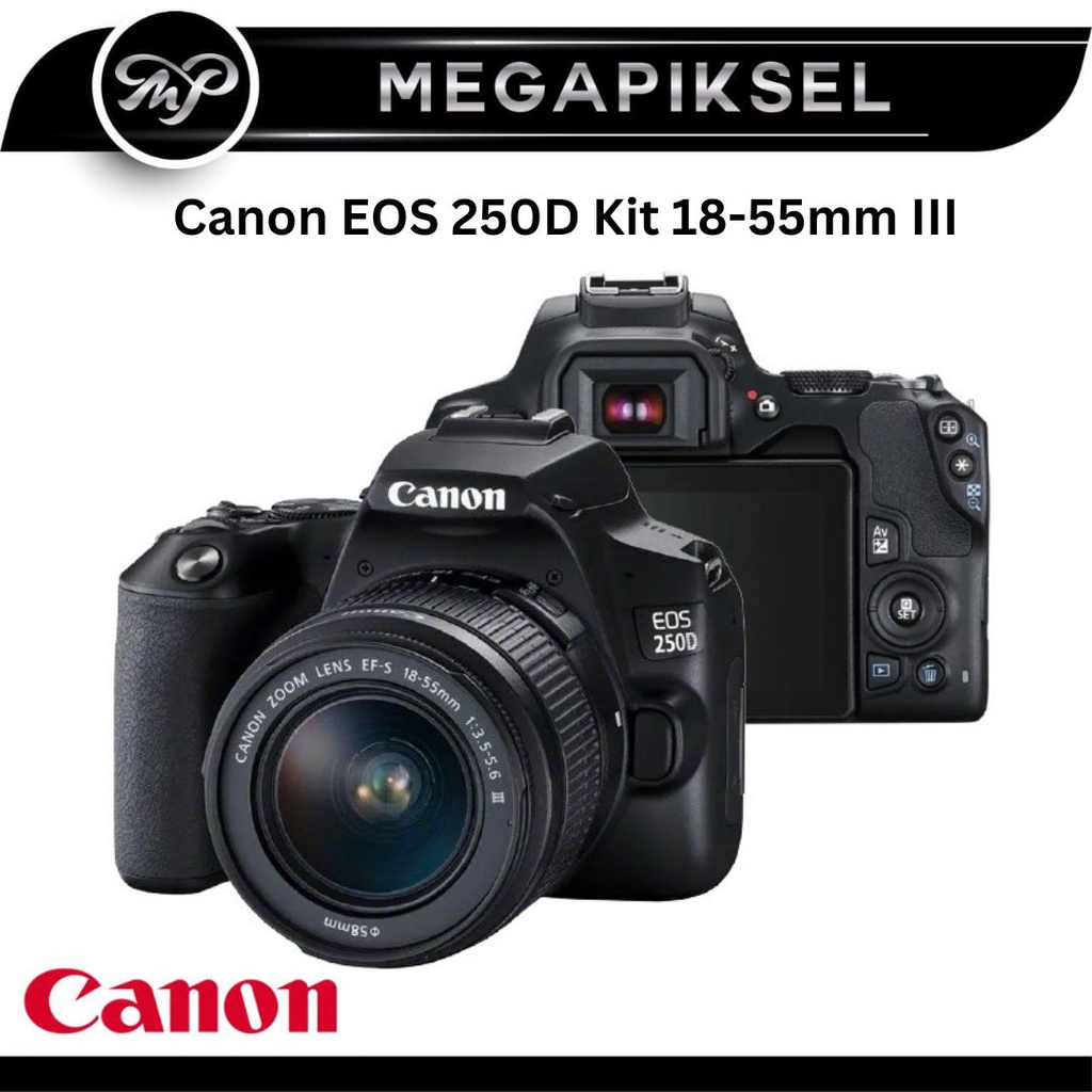 Jual Canon EOS 250D Kit 18-55mm III | Shopee Indonesia