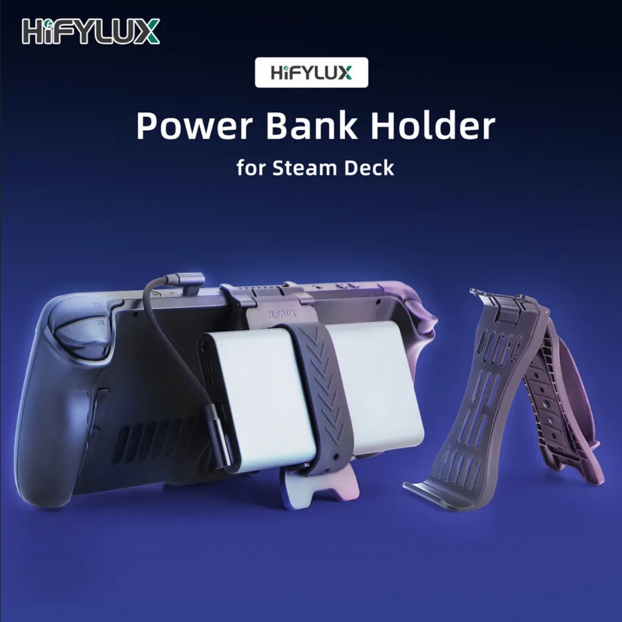Jual Hifylux Powerbank Mount Holder Kickstand Holder for Steam Deck ...