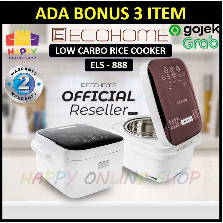 Jual ECOHOME Low Carbo Rice Cooker RiceCooker Low Carb Rendah Karbo