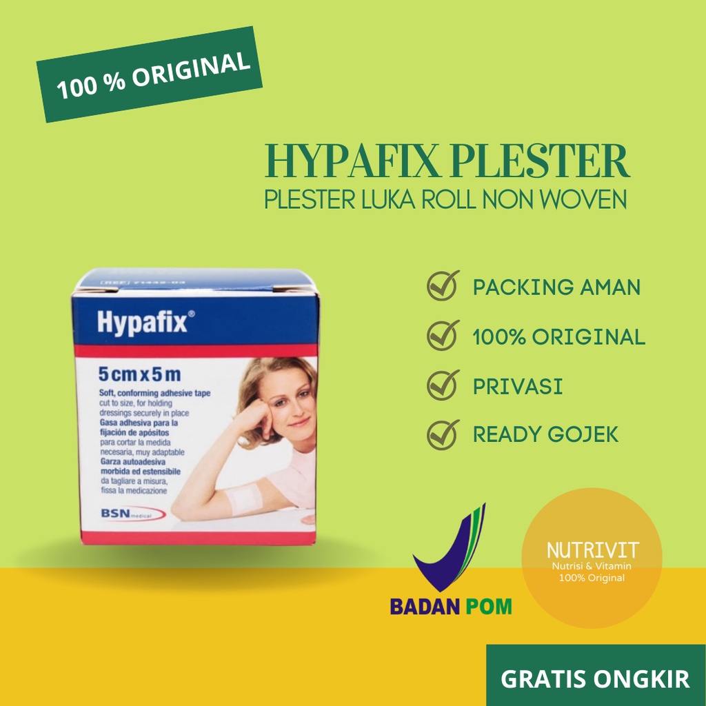 Jual Hypafix SEMUA UKURAN Plester Luka Rol Non Woven ORI | Shopee Indonesia