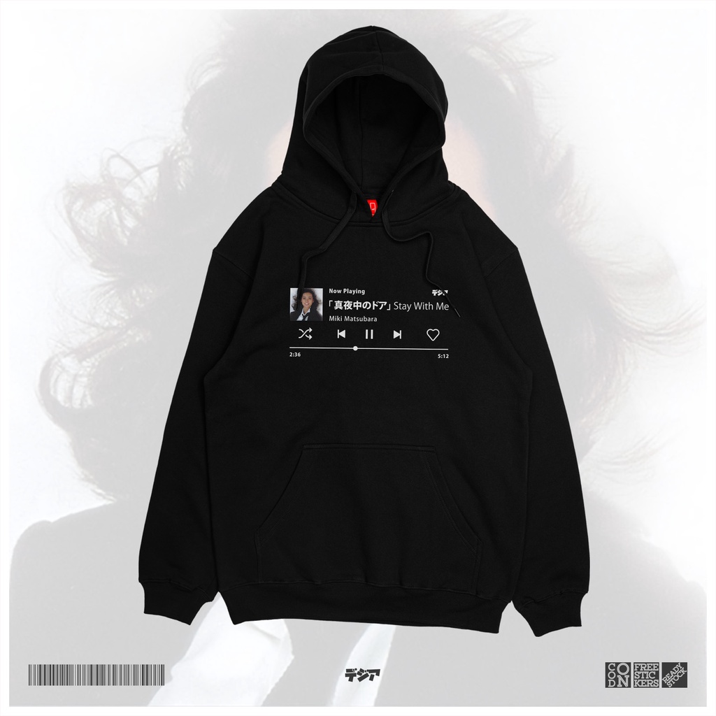 Jual Hoodie Mayonaka no Door Stay With Me Miki Matsubara City Pop Music  Single Album Now Playing Spotify Kaos Anime Manga Baju Jepang DJA Cloth |  Shopee Indonesia