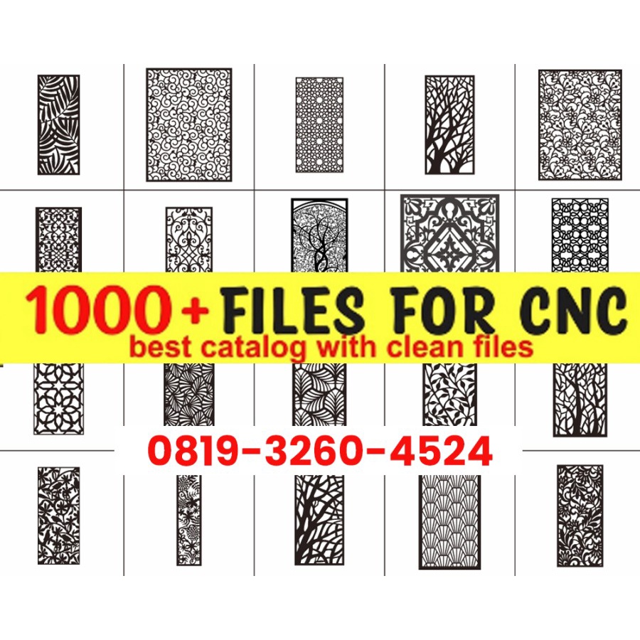 Jual 1000+ Desain File Laser Cutting CNC Router Plasma DXF Vektor ...
