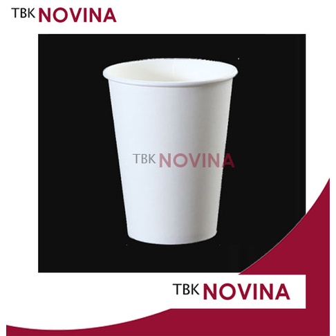 Jual [ 1 DUS = 1000pcs ] Paper Cup 12oz Gelas Kertas Kopi Teh Panas ...