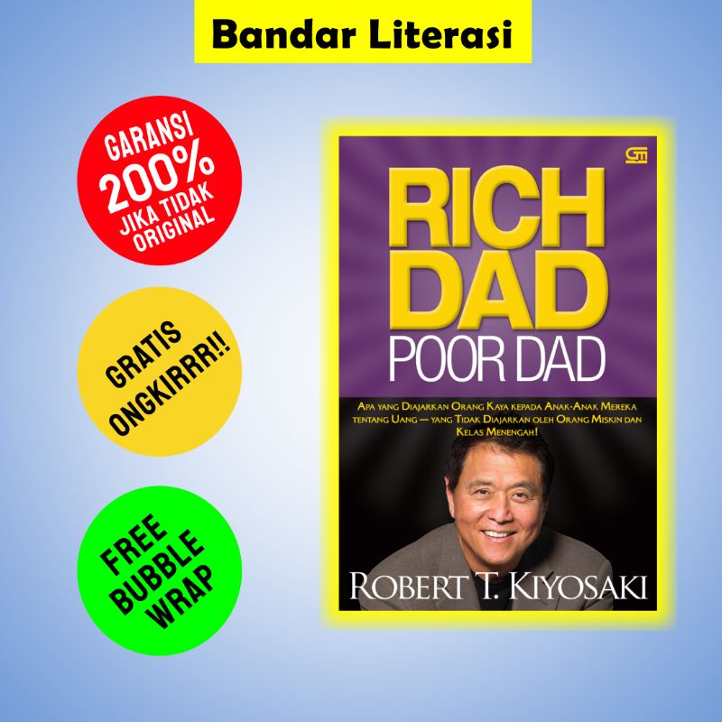 Jual Buku Rich Dad Poor Dad Original Karya Robert Kiyosaki Shopee