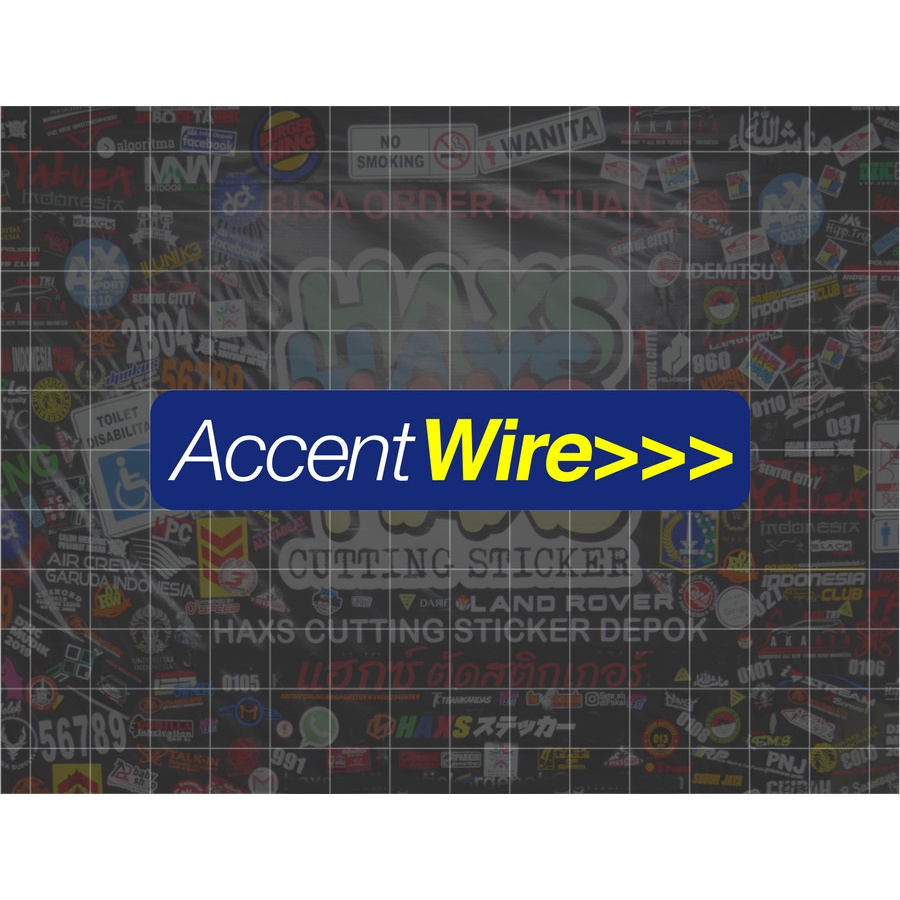 Jual Cutting Sticker Accent Wire Ukuran 10 Cm Untuk Motor Mobil ...