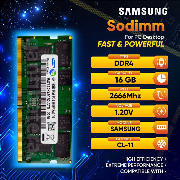 Jual SODIMM RAM LAPTOP DDR4 16GB PC4-2666 2666 MHZ | Shopee Indonesia