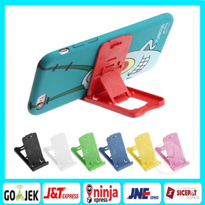 Jual Stand Card Phone Holder Color SS Dudukan HP Lipat Universal ...