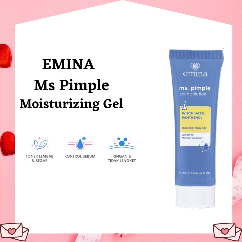 Jual Emina Ms Pimple Acne Solution Moisturizing Gel 20 mL - Pelembab ...