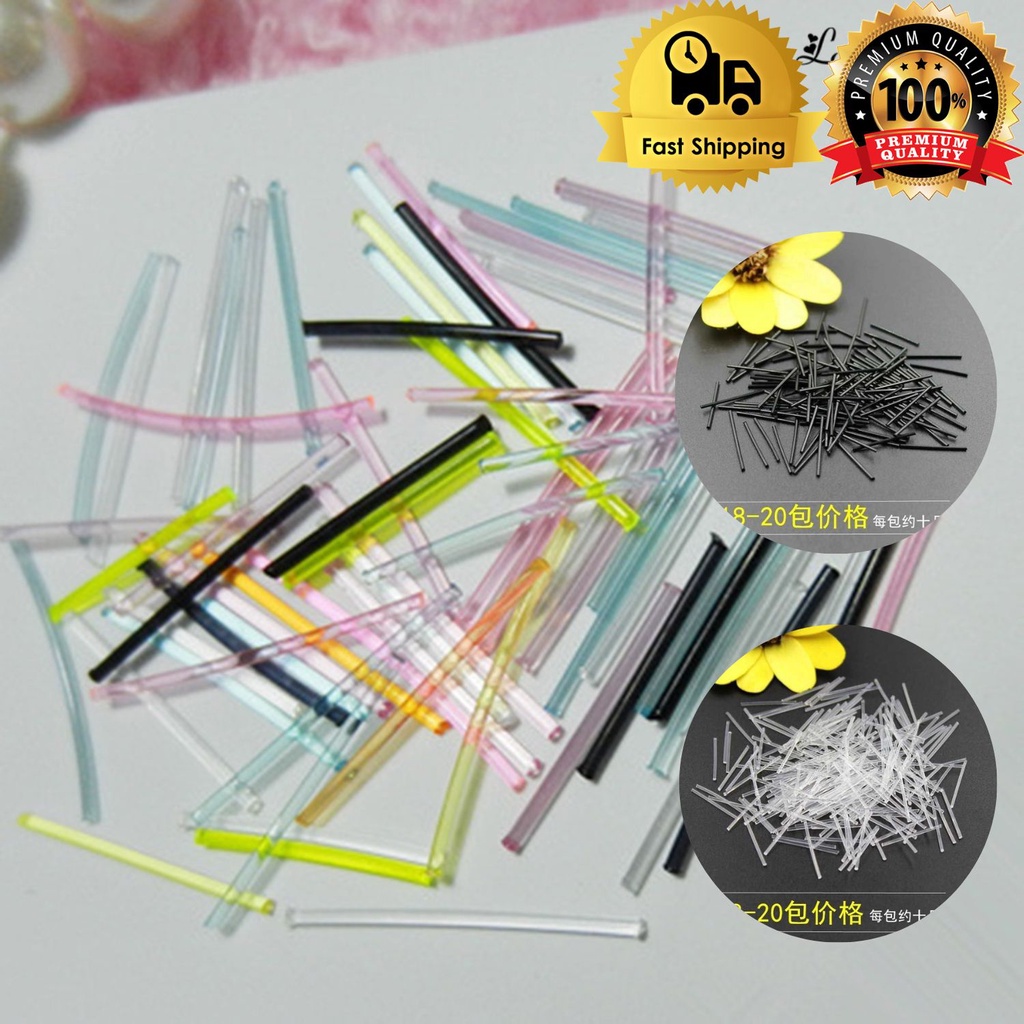 Jual Anting Stik Pengganti Tindik Tusuk Bening Plastik Akrilik Polos ...