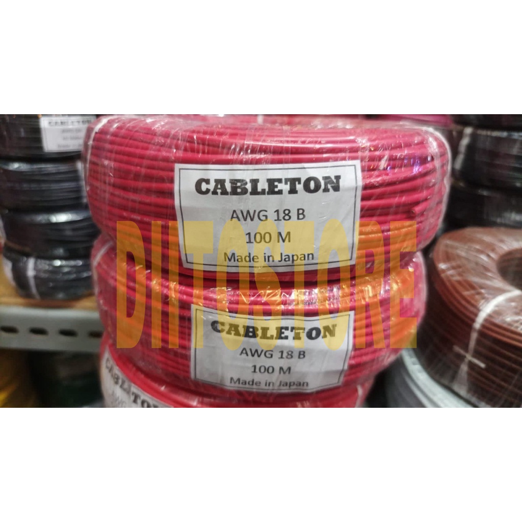 Jual KABEL AWG 18B 100METER/ROLL | KABEL AWG18 B 100 METER/ROLL | KABEL ...