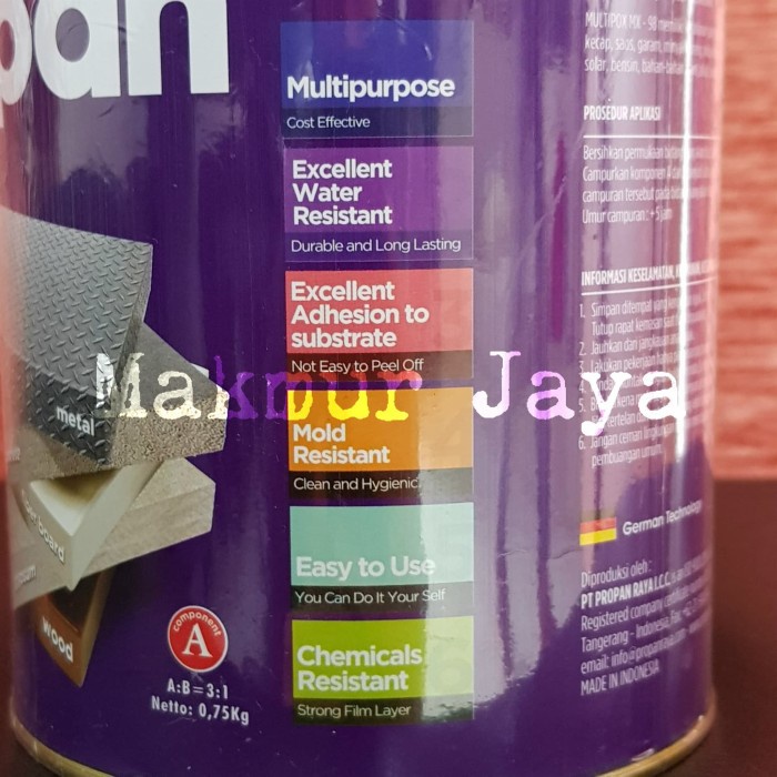 Jual Terlaris Propan Multipox Mx-98 Cat Epoxy 1Kg Mx98 | Shopee Indonesia