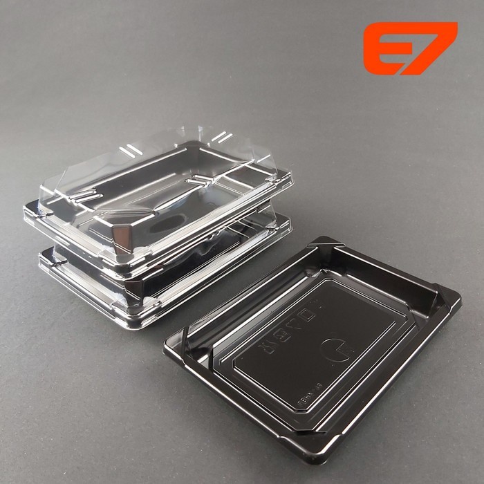 Jual Lunch Box Plastik LBHX14 Bento Box, Sushi Tray, Plastic Lunch Box Shopee Indonesia