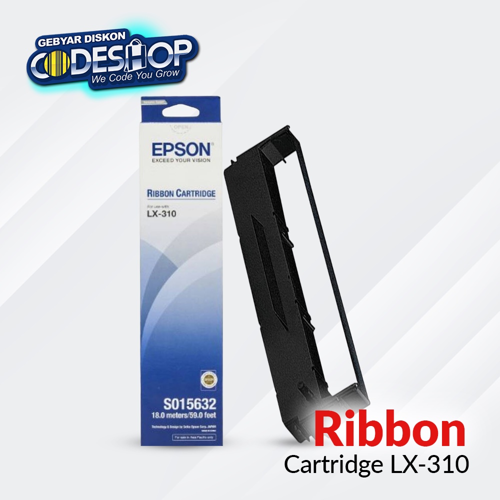Jual Epson LX310 Ribbon Cartridge Black Hitam Printer Dot Matrix LX310