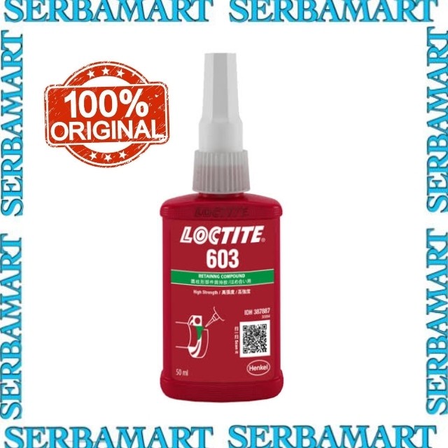 Jual LOCTITE 603 50ML RETAINING COMPOUND ORIGINAL LEM LOCTITE 603 50