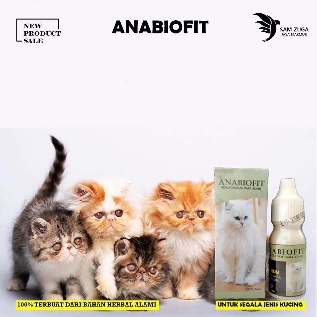 Jual ANABIOFIT (Multivitamin Segala Jenis Kucing) | Shopee Indonesia