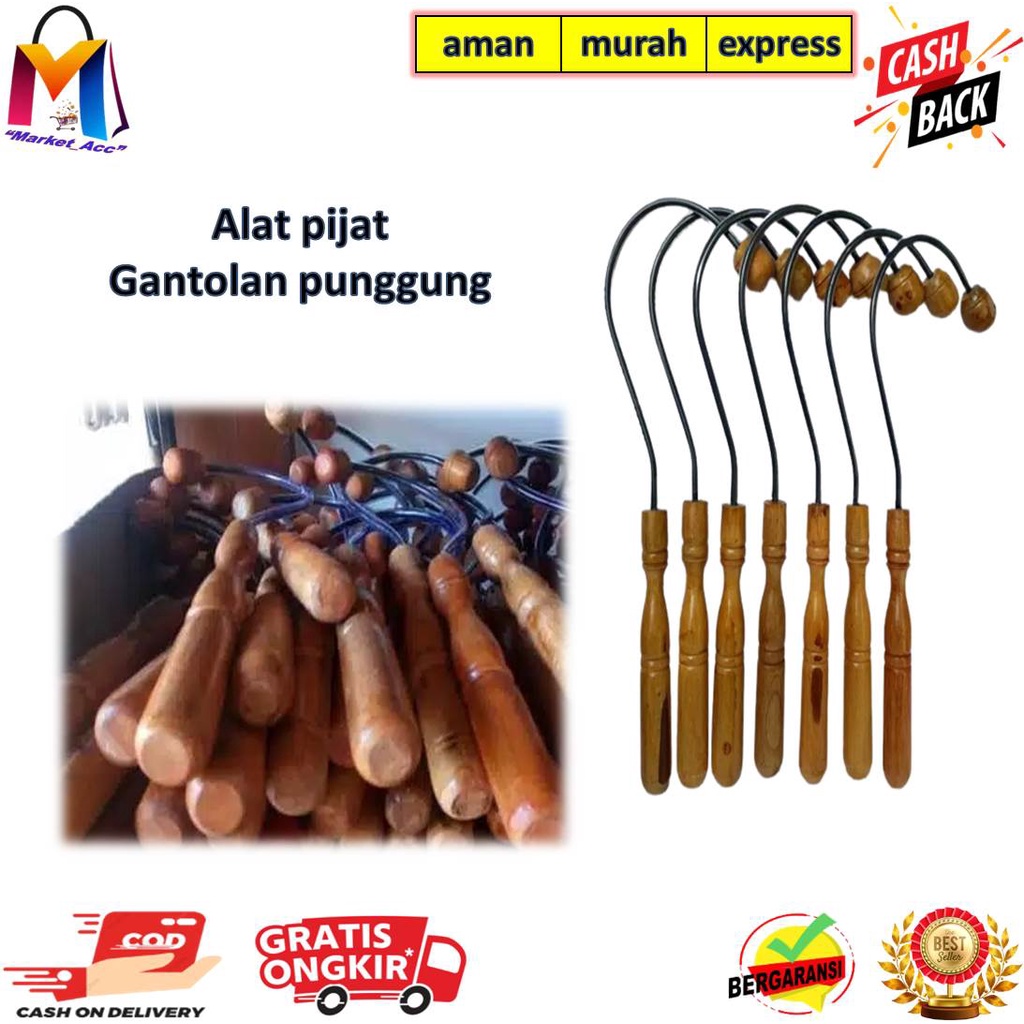 Jual Pijat Gantolan Punggung Alat Pijat Kayu Tradisional Shopee