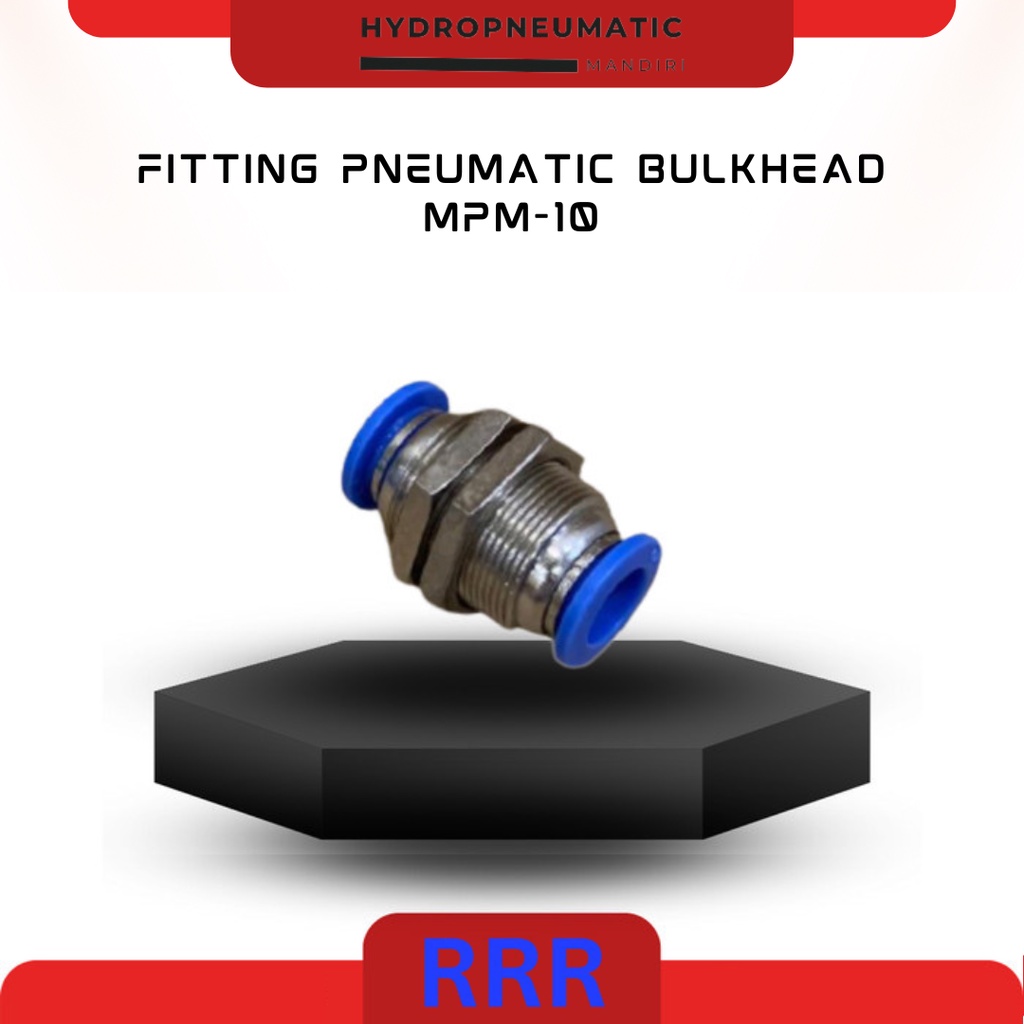 Jual Fitting Pneumatic Bulkhead MPM10 Shopee Indonesia