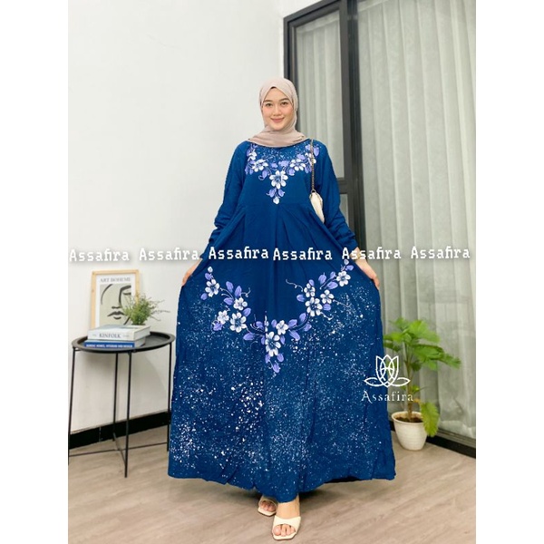 Jual GAMIS LUKIS TERBARU DAN KEKINIAN KAIN ADEM DAN TEBAL GAMIS Twill ...