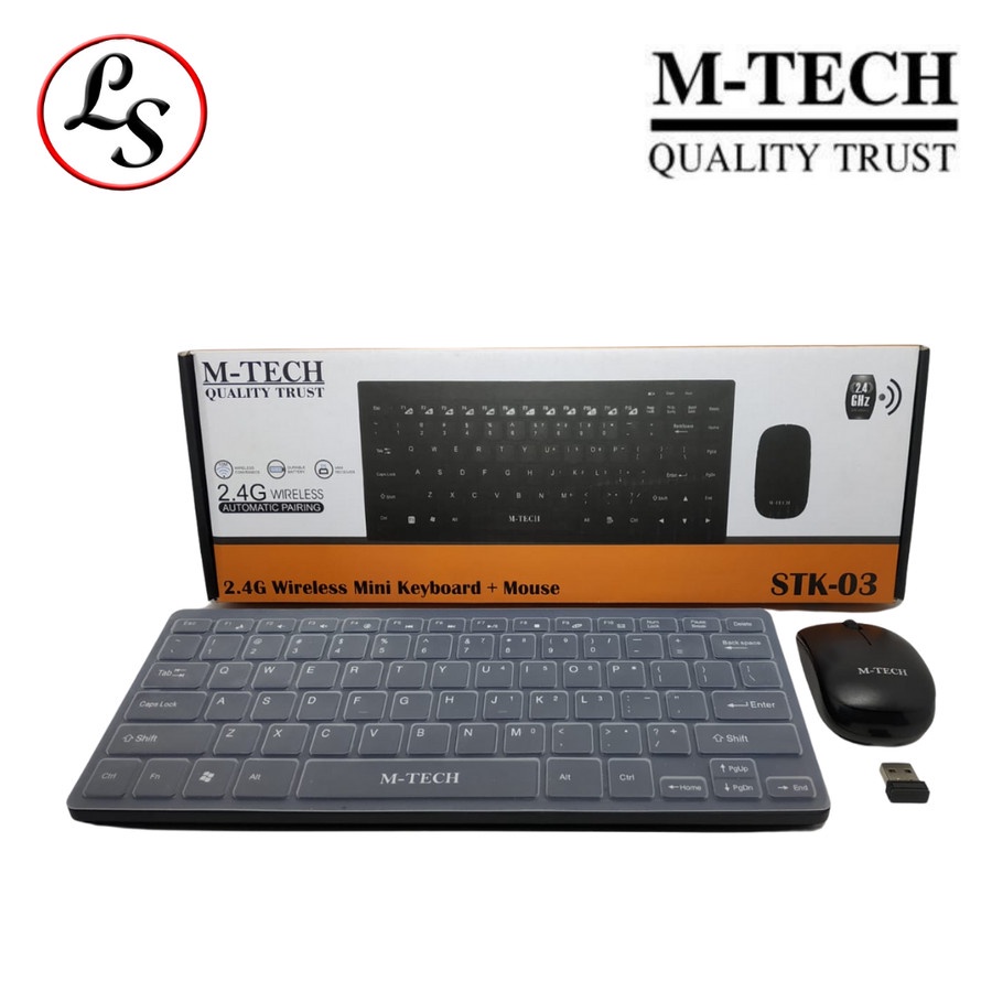 Jual M-TECH KEYBOARD MOUSE Wireless STK-03 / Mtech STK 03 Combo Paket ...