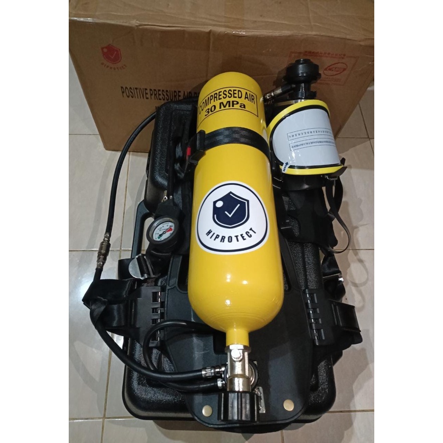 Jual BREATHING APPARATUS SCBA HIPROTECT 6 LITER / ALAT BANTU PERNAPASAN ...