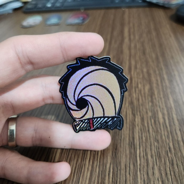 Jual Sticker Hologram Anime - PSH1450 - Naruto Akatsuki - Tobi | Shopee ...