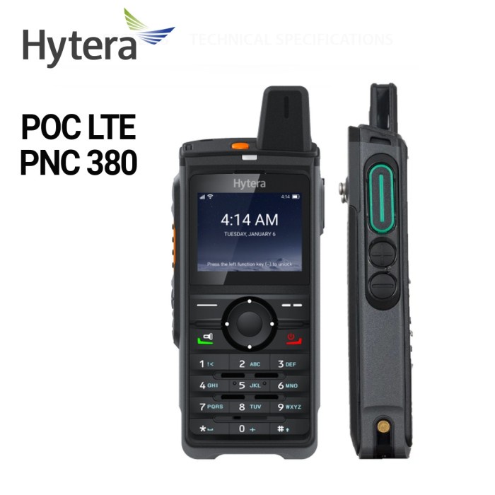 Jual Terlaris Ht Poc Hytera Pnc380 Pro -Ip Radio 4G Lte Wifi Gps Nfc ...