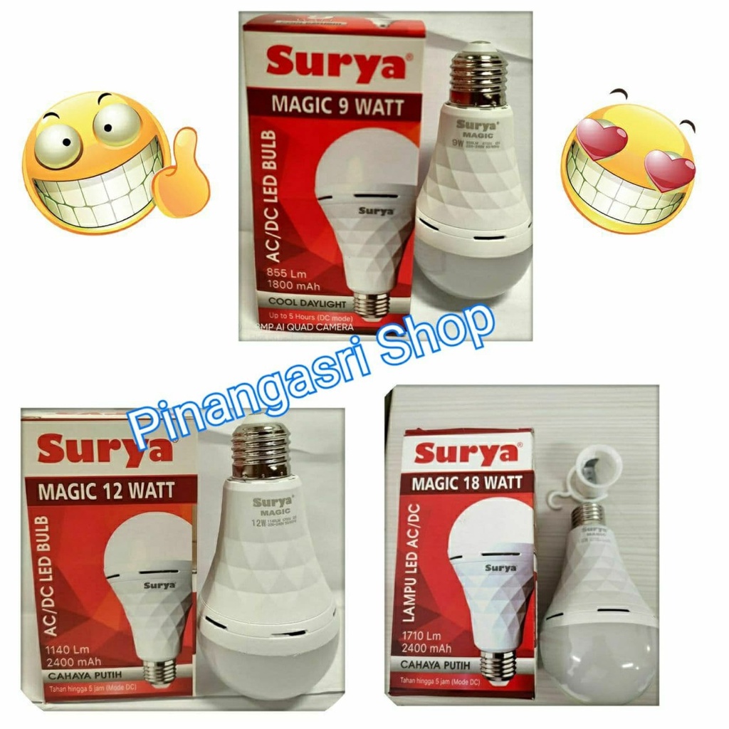 Jual Lampu Emergency Surya Magic 9w 12w And 18w Watt Led Magic Surya 9 12 And 18 Putih 18w Led Surya 