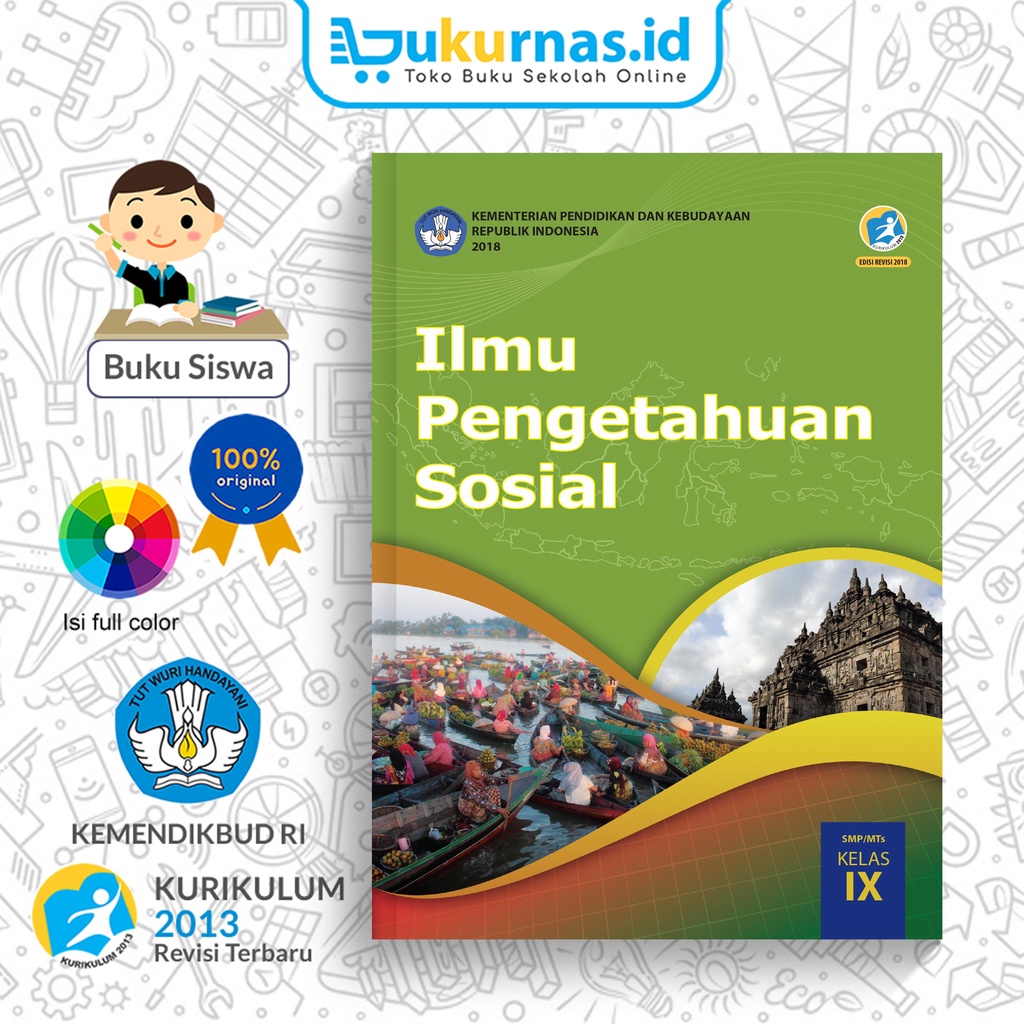 Jual Buku IPS SMP/MTs Kelas 9 K13 Revisi Terbaru | Shopee Indonesia