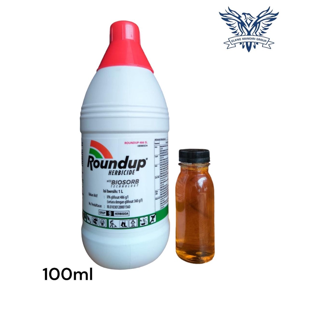 Jual Repack Roundup 486sl 100ml Herbisida Isopropil Amina Glifosat 486