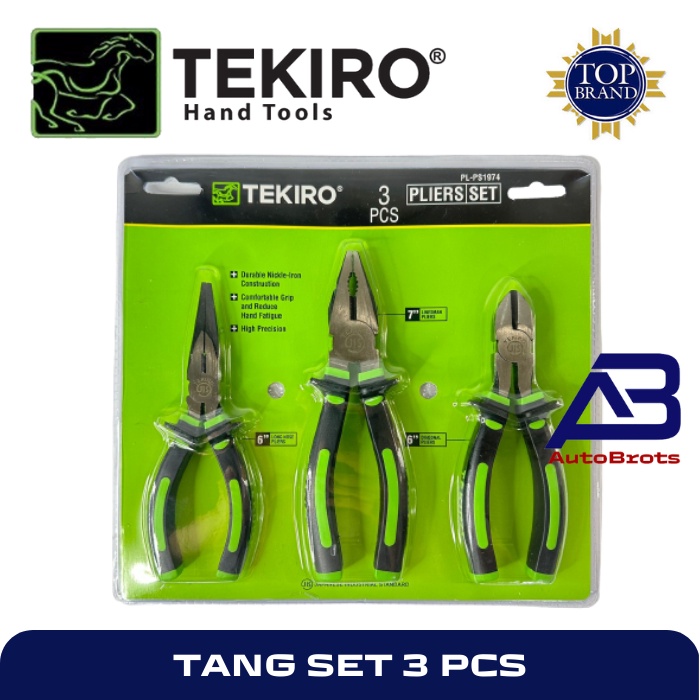 Jual Tekiro Tang Set Pcs Tang Kombinasi Potong Lancip Shopee Indonesia