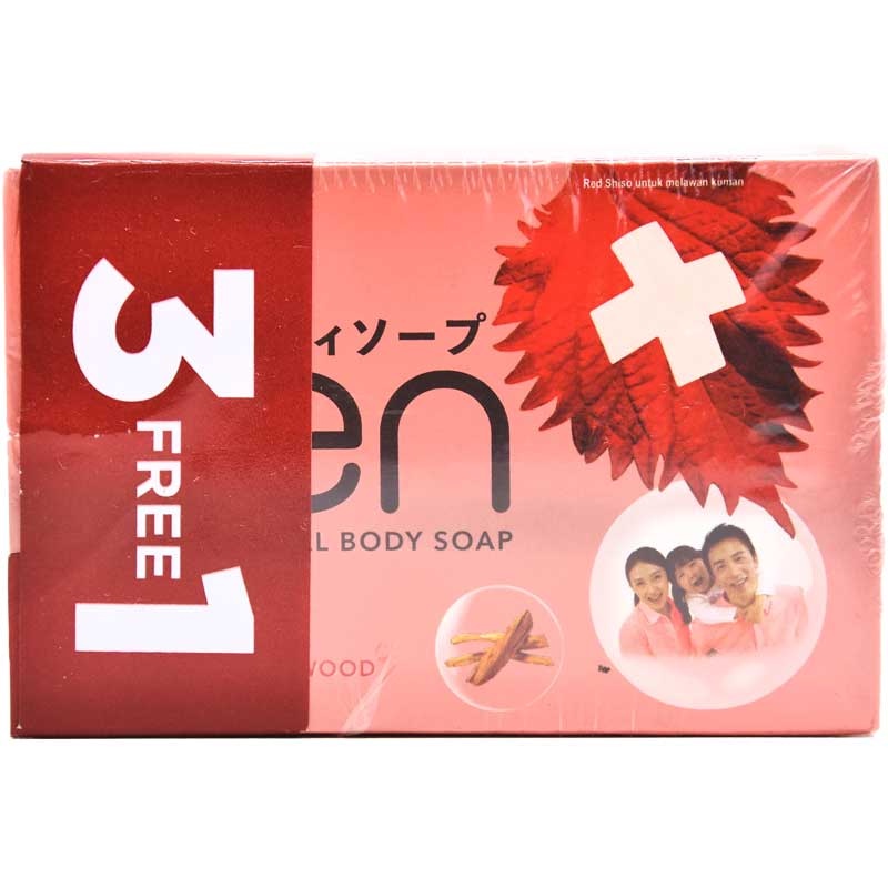 Jual Zen Antibacterial Body Soap Shiso And Sandalwood 4 X 70 G Shopee