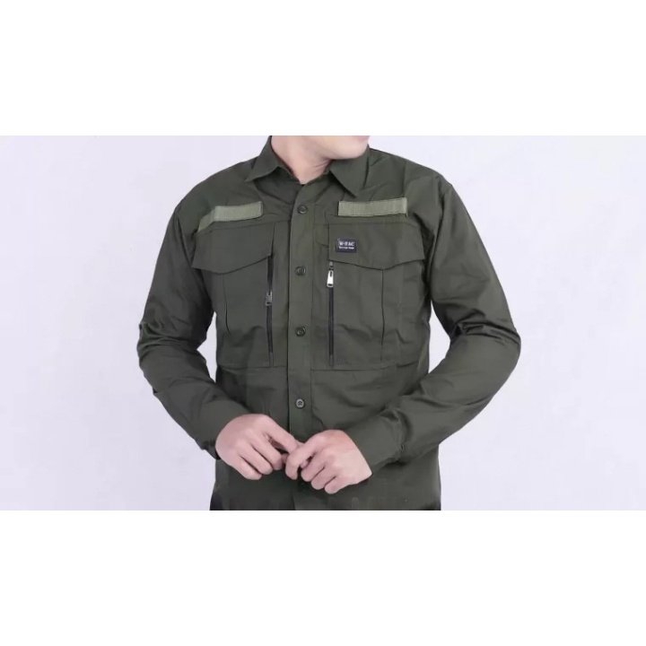 Jual Kemeja Tactical PDL Outdoor / Kemeja Lapangan Lengan Panjang W Tac ...