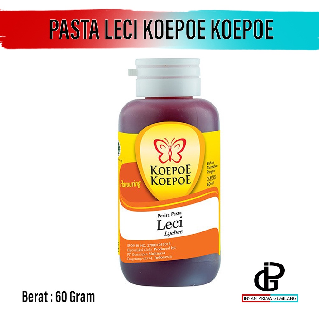 Jual Perisa Pewarna Pasta Lychee / Leci 60 ml KOEPOE KOEPOE | Shopee ...