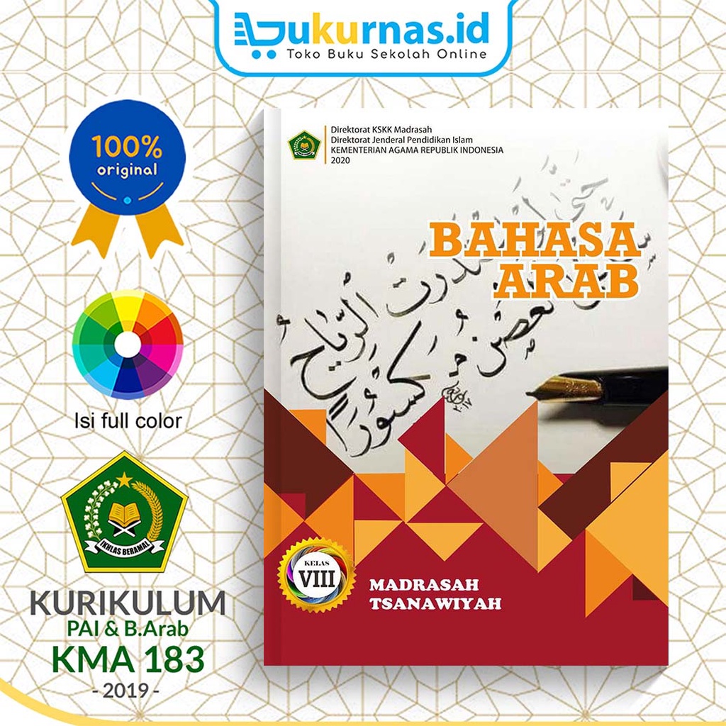 Jual Buku Siswa Bahasa Arab Kelas 8 MTs KEMENAG | Shopee Indonesia