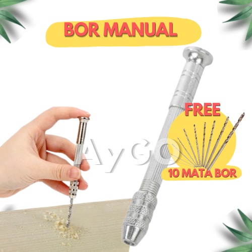 Jual Bor Manual Mini Bor Tangan Manual Bor Portable Shopee Indonesia