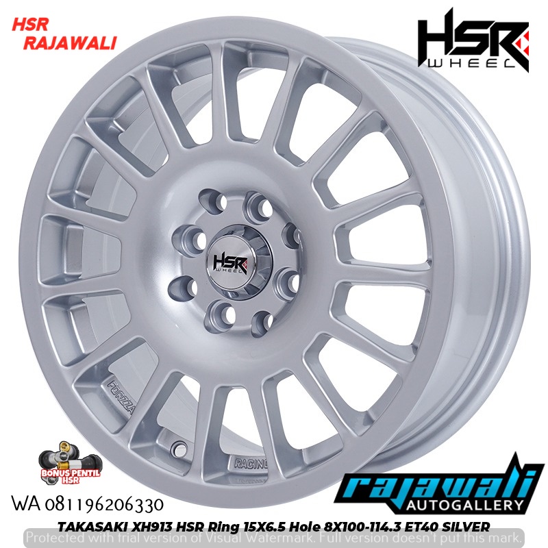 Jual VELG MOBIL RING 15 MODEL RALLY LOOK TYPE TAKASAKI HSR UNTUK BRIO ...