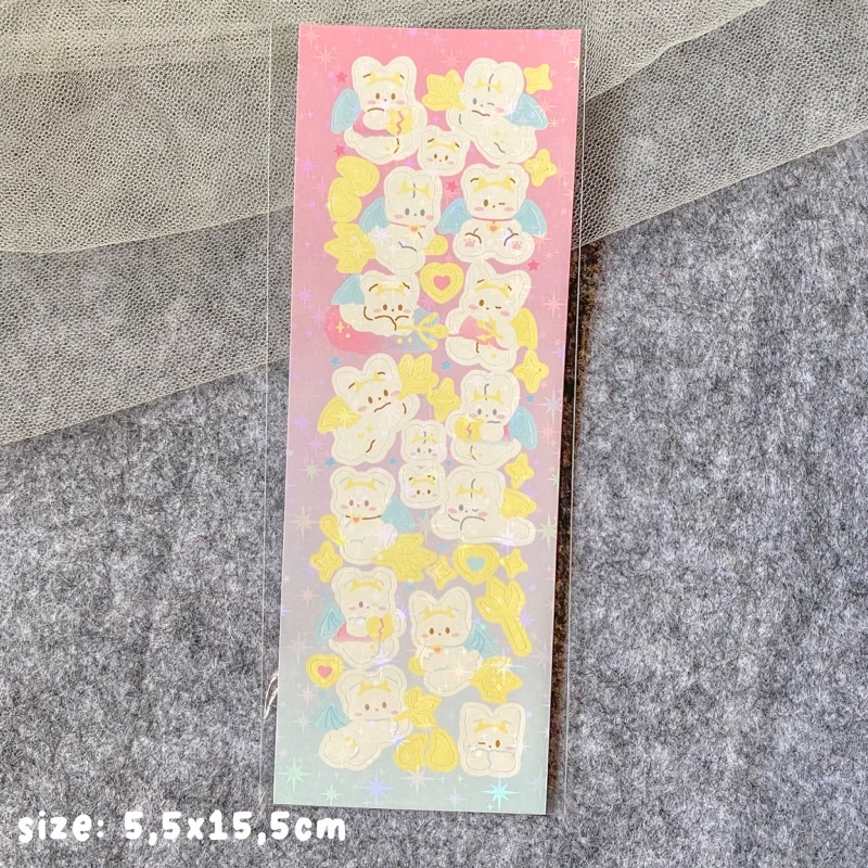 Jual Cute Glitter Sticker Hologram | Sticker Hologram | Sticker Glitter ...