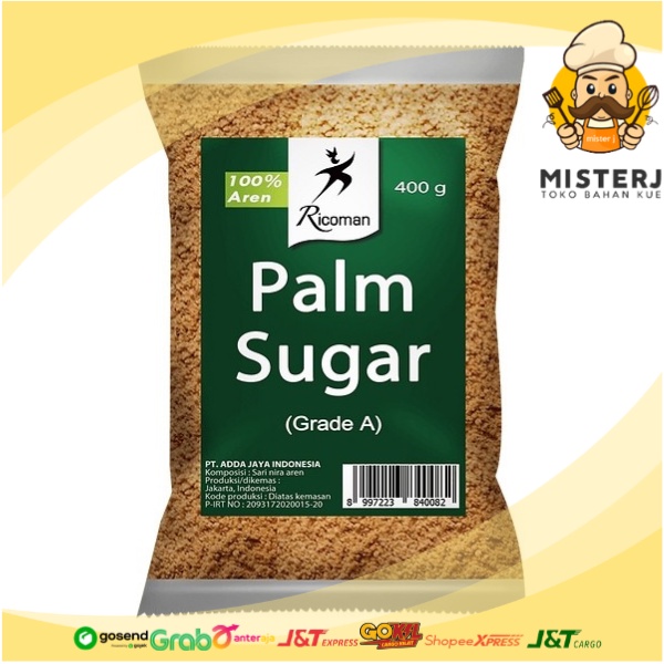 Jual Palm Sugar 400 Gram Kemasan Pabrik Gula Aren