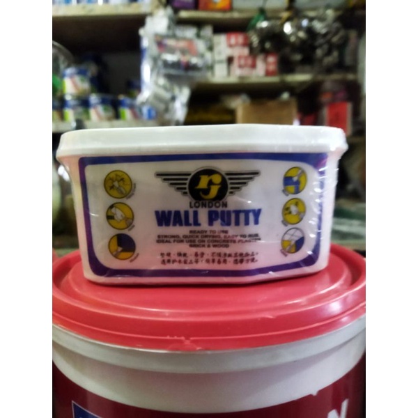 Jual Dempul Rj London Wall Putty Tembok Kayu ½ Kg Shopee Indonesia 0204