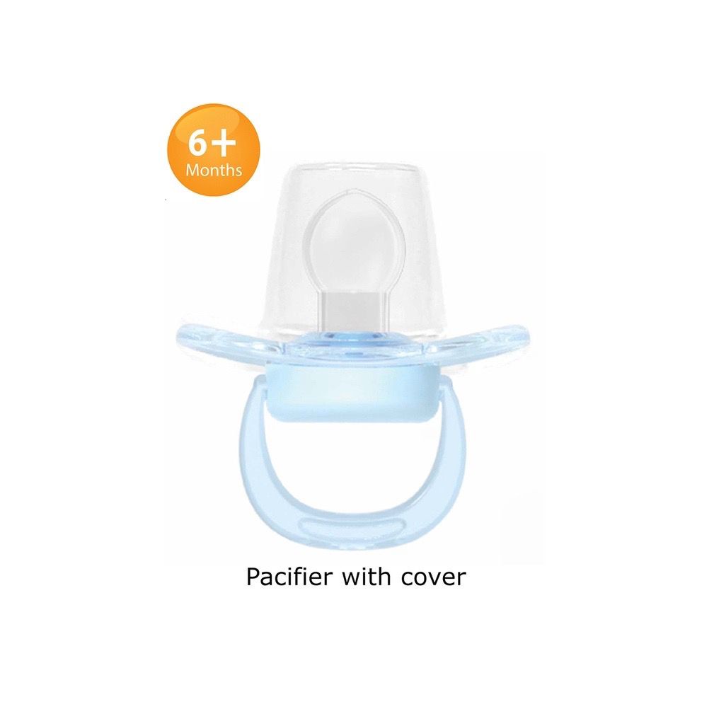 Jual BABY SAFE NATURAL PACIFIER WITH COVER / PC03S (0M+) & PC04M (6M ...
