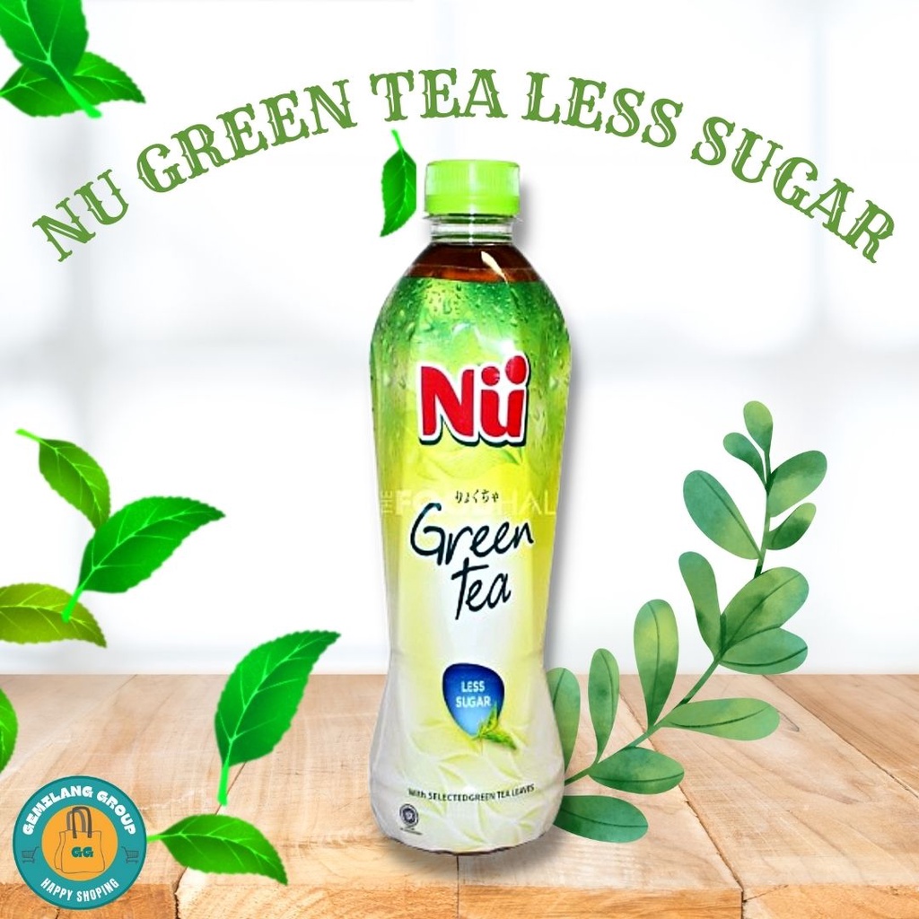 Jual NU GREEN TEA LESS SUGAR | Shopee Indonesia