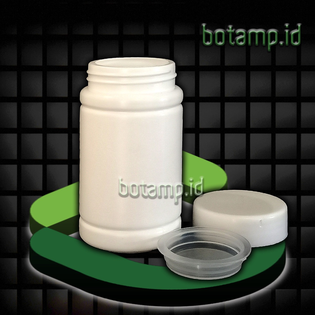 Jual Botol Kapsul Proround 100 ml HDPE Ada Tutup Dalam | Shopee Indonesia