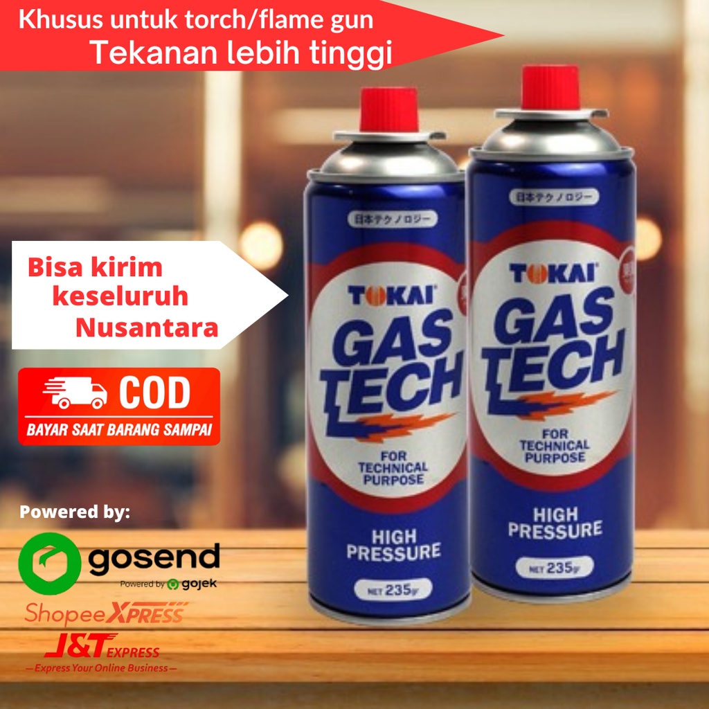 Jual gas tech tokai,gas las portabel tekanan paling tinggi Shopee Indonesia