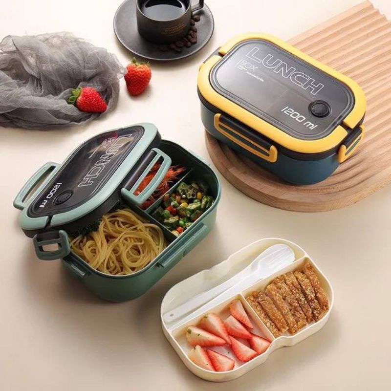 Jual Lunch Box 0240 / Kotak Bekal Makan Anak / Lunch Box Anti Tumpah