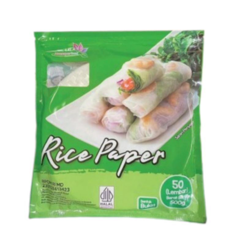 Jual Java Super Food Rice Paper Bulat Halal 20 lembar | Shopee Indonesia